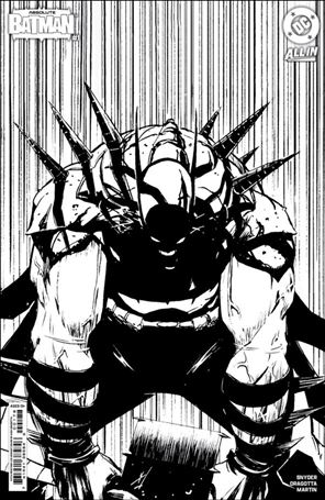 Absolute Batman issue 1-ZS Nick Dragotta B&W Stock 1:25 Cover (5th Printing)