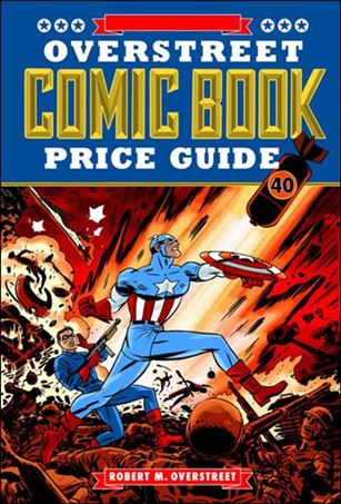Official Overstreet Comic Book Price Guide issue 40-B Captain America Cover
