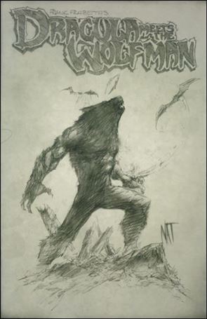 Frank Frazetta's Dracula Meets the Wolfman issue 1-C Nat Jones 1:25 Sketch Cover 