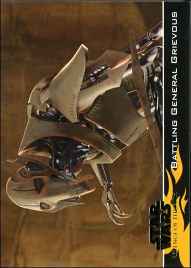 Star Wars: Revenge of the Sith (Tin Bonus Story Cards Subset) card 3 Battling General Grievous