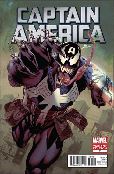 Captain America (2011) issue 7-B Mike Perkins 1:50 "Venom" Cover