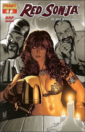 Red Sonja (2005) issue 7-E Adam Hughes 1:50 Red Foil RRP Edition