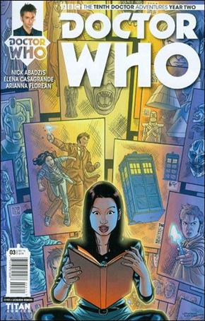 Doctor Who: The Tenth Doctor Year Two issue 3 Leonardo Romero Cover