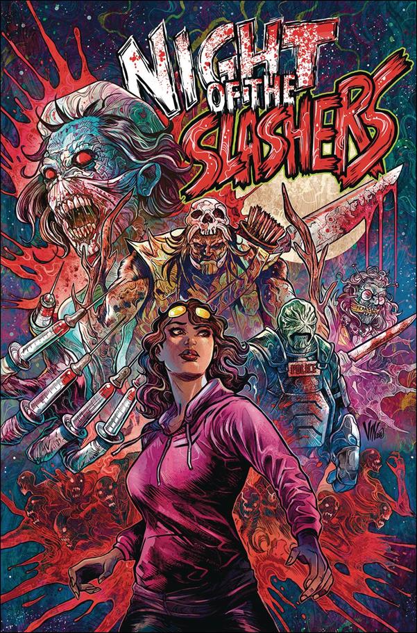 Night of the Slashers issue 3-B Vincenzo Riccardi Cover