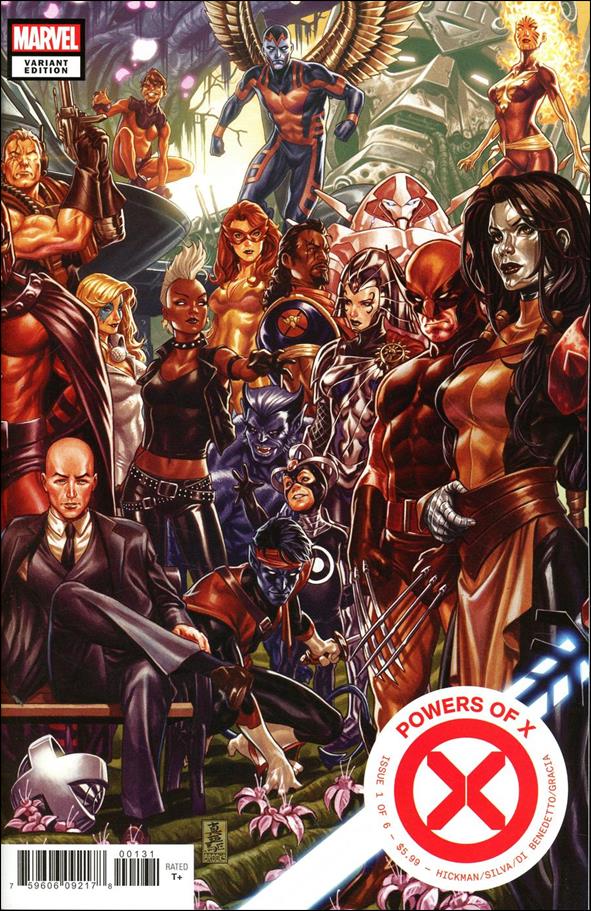 Powers of X issue 1-B Mark Brooks Connecting Cover