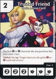 DC Comics Dice Masters World's Finest card 33 Trusted Friend: Basic Action Card 