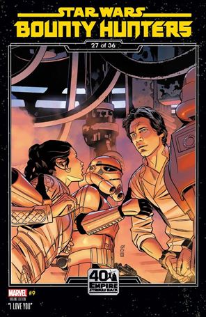 Star Wars: Bounty Hunters issue 9-B Chris Sprouse Empire Strikes Back Cover