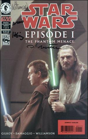 Star Wars: Episode I The Phantom Menace issue 1-C DF Photo Cover (Signed by Williamson & Others)