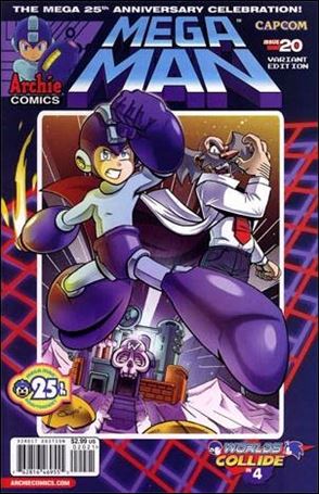 Mega Man issue 20-B Ryan Jampole Cover