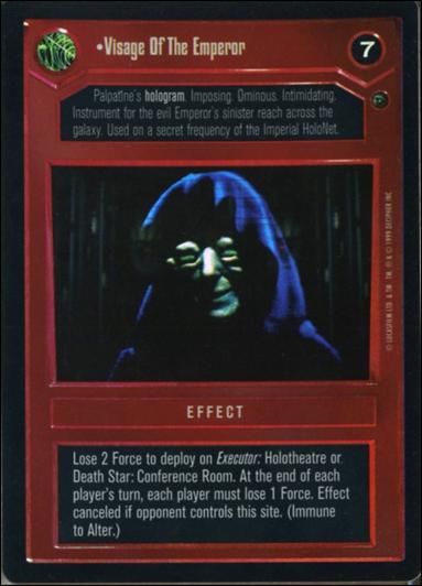 Star Wars: Reflections: A Collector's Bounty (Base Set) card 28 Visage Of The Emperor