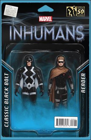 Uncanny Inhumans issue 3-D John Tyler Christopher Action Figure Cover