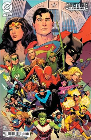 Justice League Unlimited (2025) issue 9-D Travis Moore Cardstock Cover