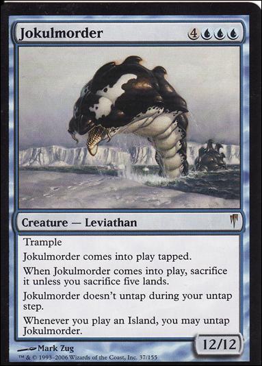 Magic the Gathering: Coldsnap (Base Set) card 37 Jokulmorder