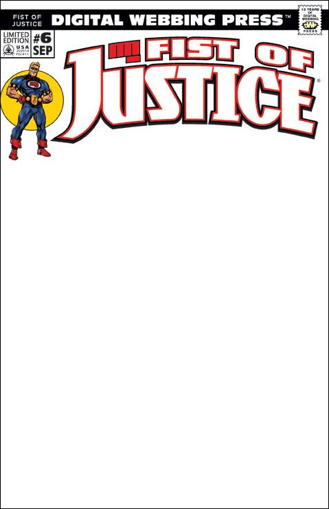 Fist of Justice issue 6-B Blank/Sketch Cover