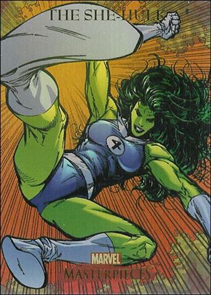 2007 Marvel Masterpieces (Parallel Foil Base Set) card 75 The She-Hulk
