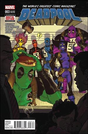 Deadpool (2016) issue 3-D Tony Moore Cover (2nd Printing)