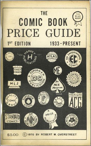 Official Overstreet Comic Book Price Guide issue 1 White Cover