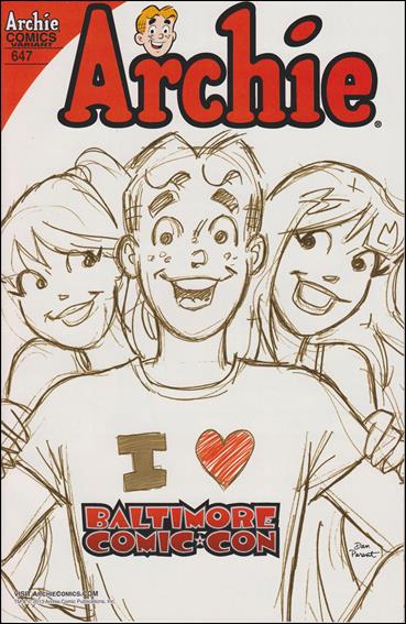 Archie (1942) issue 647-D Dan Parent Baltimore Comic-Con Cover