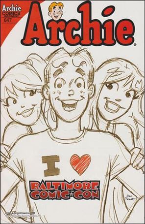 Archie (1942) issue 647-D Dan Parent Baltimore Comic-Con Cover
