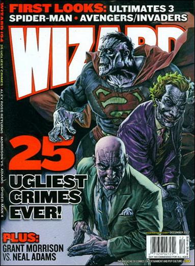 Wizard: The Magazine of Comics, Entertainment and Pop Culture issue 194-C DC Villains Cover