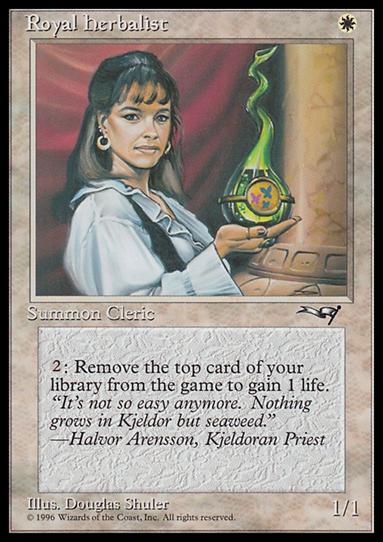 Magic the Gathering: Alliances (Base Set) card 15-B Royal Herbalist