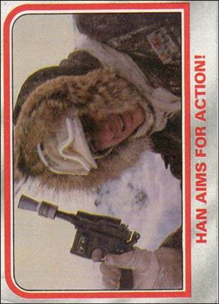 Star Wars: The Empire Strikes Back: Series 1 (Base Set) card 32 Han Aims for Action