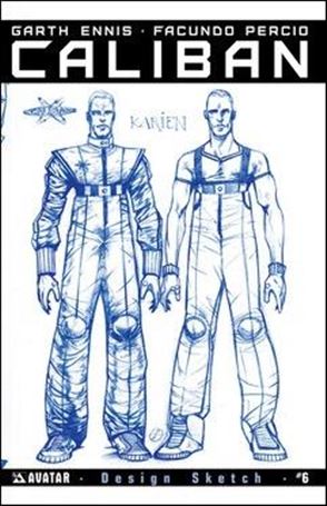 Caliban issue 6-D Design Sketch Cover