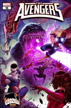Avengers (2023) issue 18-B Ario Anindito Godzilla Cover