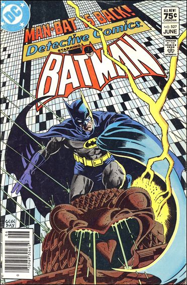 Detective Comics (1937) issue 527-B Canadian Price Cover