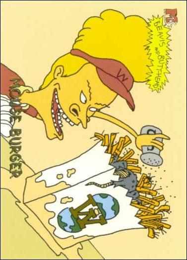 Beavis and Butt-Head (Base Set) card '6942' Mouse Burger