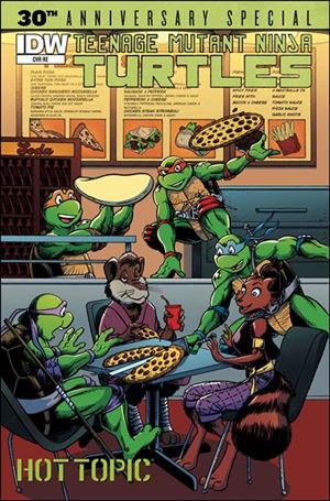 Teenage Mutant Ninja Turtles 30th Anniversary Special issue nn-G Chris Allan Hot Topic Cover