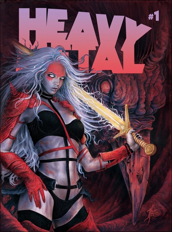Heavy Metal (2025) issue 1-I Webstore Exclusive Tehani Farr Cover 1/2025