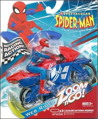 Spectacular Spider-Man (Animated) Zoom 'n Go figure 4 Web Rider (Spider-Man)