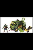 Ninja Turtles (Vehicles) figure 2-B Turtle Assault Van with Leonardo (Loose)
