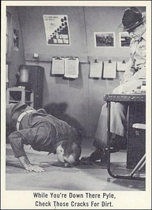 Gomer Pyle (Base Set) card 18 While You're Down There Pyle Check Those Cracks