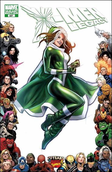 X-Men Legacy (2008) issue 227-B Greg Land 1:10 70th Frame Cover