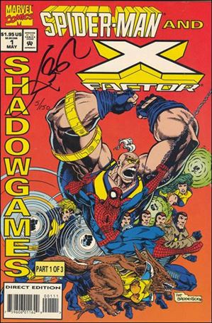 Spider-Man and X-Factor: Shadowgames issue 1-D DF Set (Signed by Kurt Busiek) 1/150