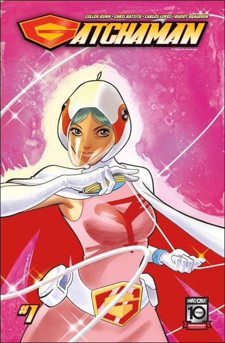 Gatchaman issue 1-E Francine Delgado 1:10 Jun The Swan Solo Cover