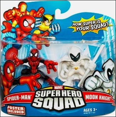 Marvel Super Hero Squad figure 67 Spider-Man and Moon Knight