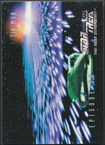 Star Trek: The Next Generation - The Episode Collection Season Three (Base Set) card 290 Tin Man, Episode 68B