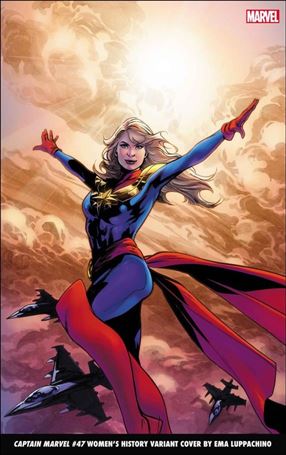 Captain Marvel (2019) issue 47-C Emanuela Lupacchino Women's History Month Cover