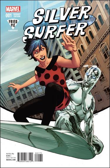 Silver Surfer (2016) issue 1-G Unbagged Chris Stevens Fried Pie Cover