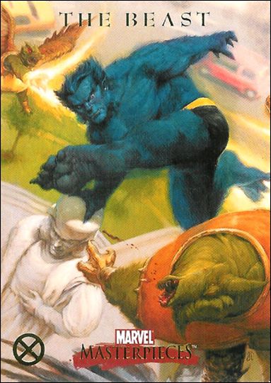 2007 Marvel Masterpieces (X-Men Subset) card X9 The Beast