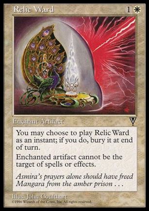 Magic the Gathering: Visions (Base Set) card 16 Relic Ward