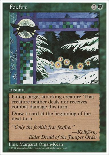 Magic the Gathering: 5th Edition (Base Set) card 295 Foxfire