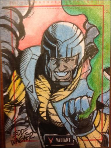2013 Valiant Comics Preview Trading Card Set (Sketch Card Subset) card EW-03
