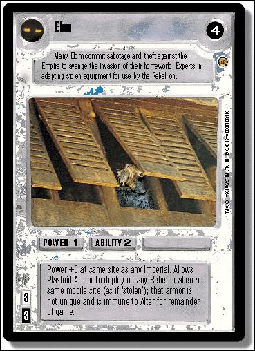 Star Wars: Jabba's Palace Limited (Base Set) card 99 Elom