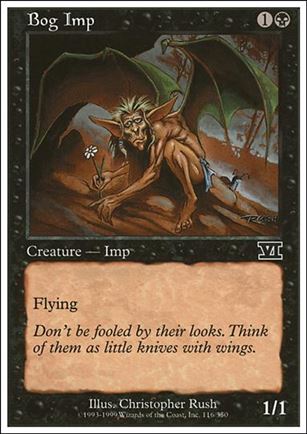 Magic the Gathering: 6th Edition (Base Set) card 116 Bog Imp