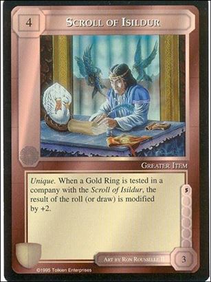 Middle-Earth: The Wizards (Base Set) card 380 Scroll of Isildur