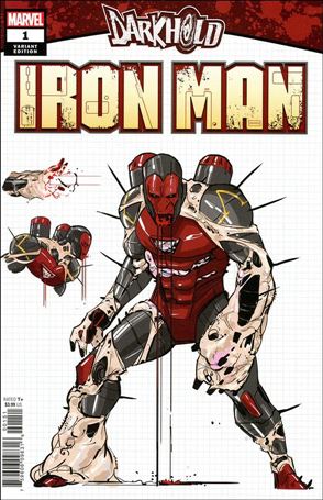 Darkhold: Iron Man issue 1-D Cian Tormey 1:10 Design Cover
